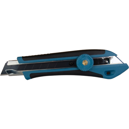 18mm Professional Knife, Stainless Steel, Heavy-Duty, Rubber Handle Par Equipment