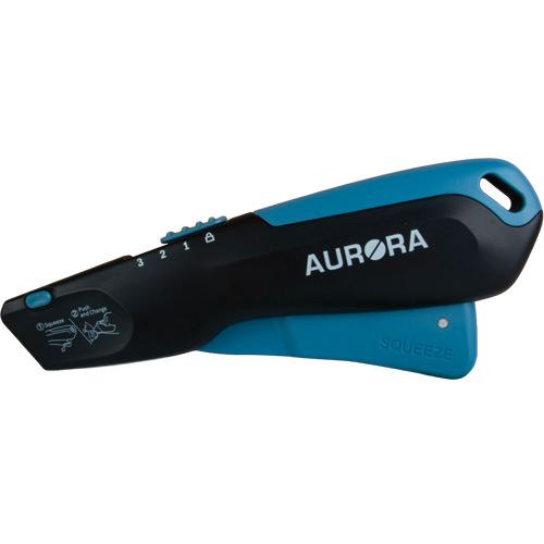 Retractable Safety Knife , Stainless Steel, Heavy-Duty, Plastic/Aluminum Handle Par Equipment