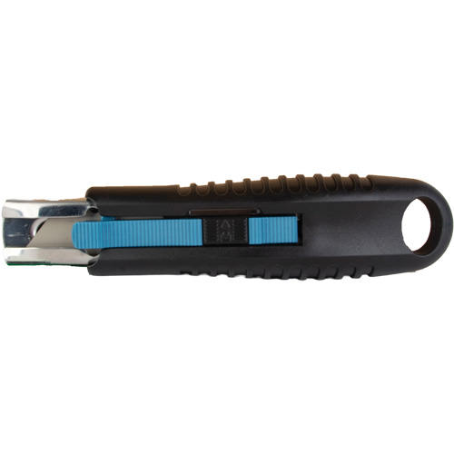 Standard-Duty Retractable Safety Knife, Stainless Steel, Rubber Handle Par Equipment