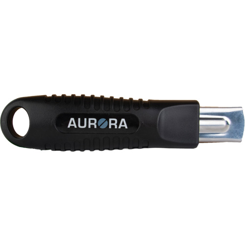 Standard-Duty Retractable Safety Knife, Stainless Steel, Rubber Handle Par Equipment