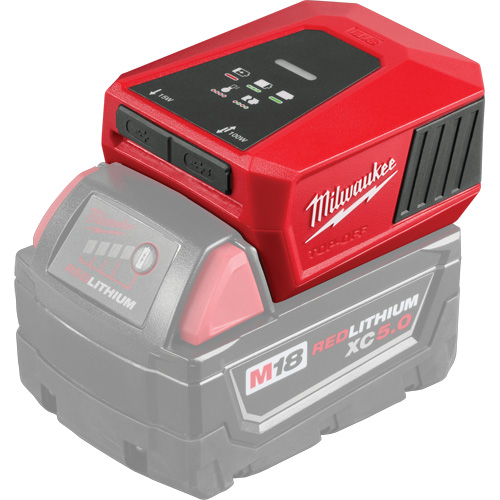 Chargeur et source d'alimentation M18 TOP-OFF, 18 V, Lithium-ion Par Equipment