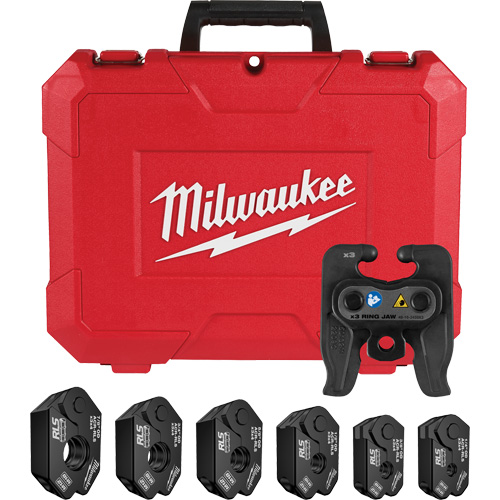 Ensemble d'anneaux de presse pivotant 1/4" - 7/8" RLS pour l'outil &agrave; presse M12 FORCE LOGIC Par Equipment