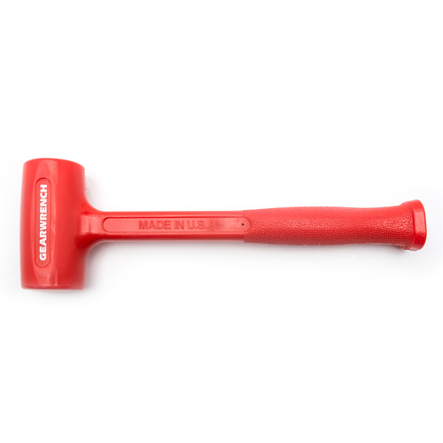 One-Piece Standard Head Dead Blow Hammer, 38 oz., Textured Grip, 15-1/4" L Par Equipment