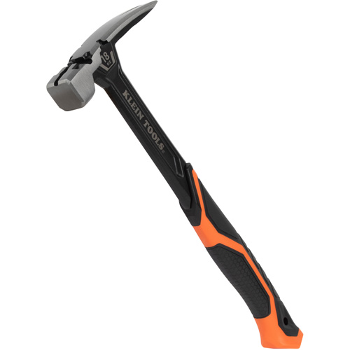 Steel Claw Hammer, 18 oz., Solid Steel Handle, 15" L Par Equipment