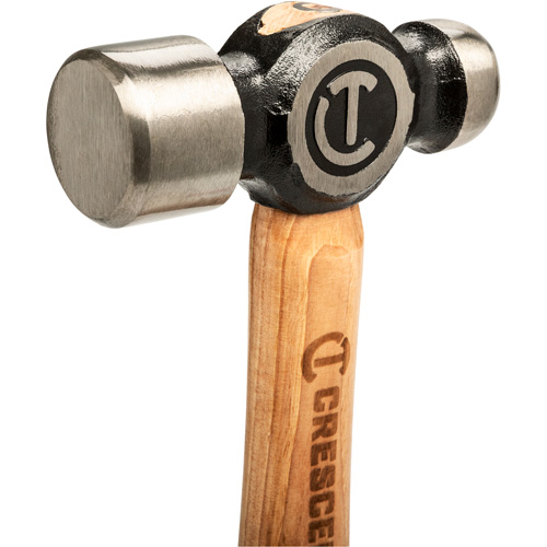 Ball Pein Hammer, 32 oz. Head Weight, Polished Face, Wood Handle Par Equipment