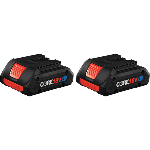 Batteries CORE18V &agrave; puissance avanc&eacute;e, Lithium-ion, 18 V, 4 A Par Equipment