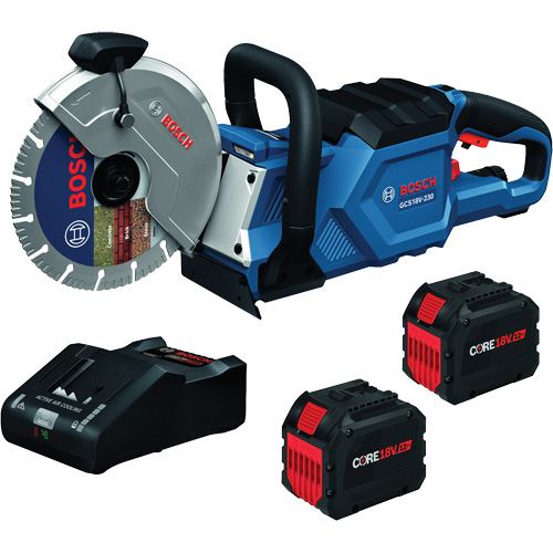 Ensemble scie tronçonneuse sans balais, 9", 18 V Par Equipment