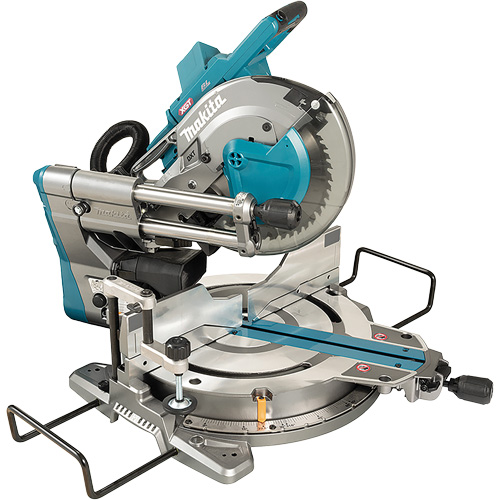 XGT Brushless Dual Compound Mitre Saw with AWS Par Equipment