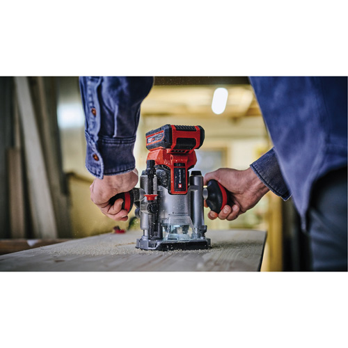 Toupie compacte avec base fixe et plongeante professionnelle sans fil (outil seulement) Par Equipment