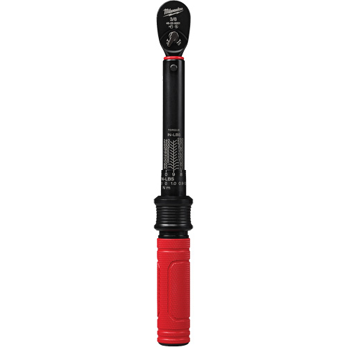 Cl&eacute; dynamom&eacute;trique, &agrave; cliquer, Entraînement 3/8" carr&eacute;, 5,6 - 28,2 Nm/50 - 250 lb-po Par Equipment