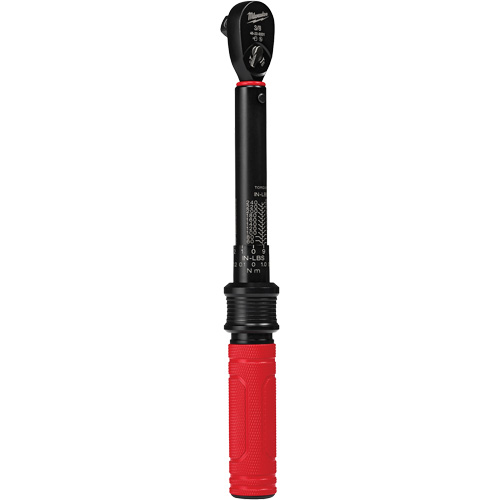 Cl&eacute; dynamom&eacute;trique, &agrave; cliquer, Entraînement 3/8" carr&eacute;, 5,6 - 28,2 Nm/50 - 250 lb-po Par Equipment