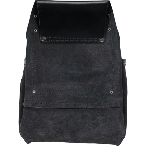 Sac robuste Phantom pour clous et outils, Cuir, 10 pochettes, Noir Par Equipment