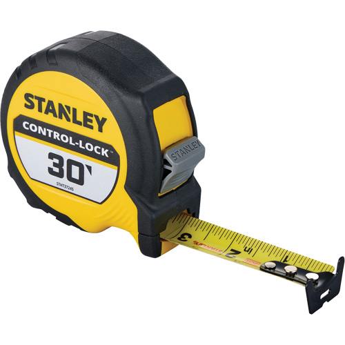 CONTROL-LOCK Tape Measure, 25 mm x 30', Imperial Graduations Par Equipment
