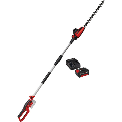 Taille-haie &agrave; perche sans fil avec batterie 4 Ah et ensemble de d&eacute;part de chargeur, 18", 18 V, &agrave; pile Par Equipment