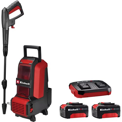 Laveuse &agrave; haute pression sans fil avec batterie 4 Ah PXC et ensemble de d&eacute;part de chargeur, &agrave; pile, 1522 psi, 1,23 gal./min Par Equipment