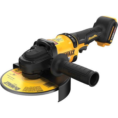 Meuleuse sans fil et sans balai avec KICKBACK BRAKE (outil seulement), Roue de 7", 60 V Par Equipment