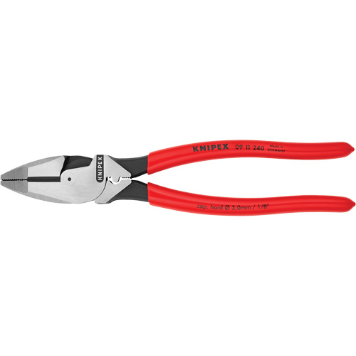Pince pour monteurs de lignes &agrave; levier d&eacute;multipli&eacute;, type Nouvelle-Angleterre avec tire-fil et sertisseur Par Equipment