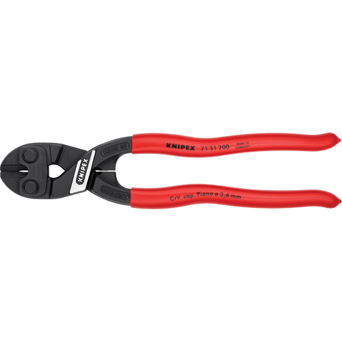 Coupe-boulons compact &agrave; levier d&eacute;multipli&eacute; CoBolt&reg; avec lame &agrave; encoche, 8" l, Coupe centrale Par Equipment