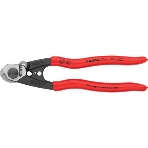 Cisaille pour c&acirc;bles m&eacute;talliques, 7-1/2" Par Equipment