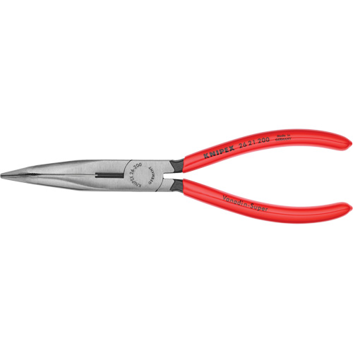 Pince &agrave; bec long coud&eacute; 40° avec coupe-fil, 8" lo Par Equipment