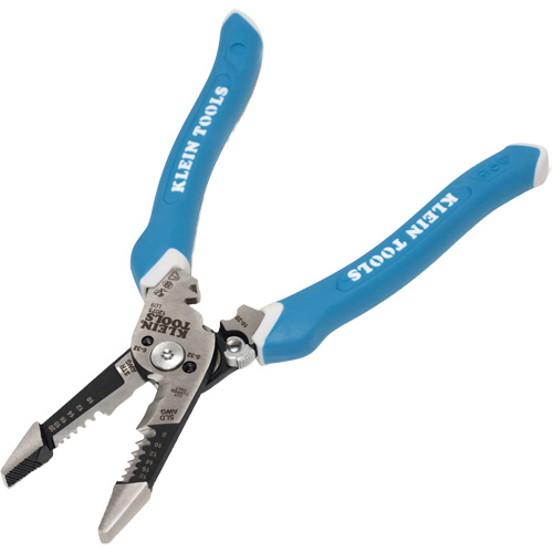 Pince &agrave; d&eacute;nuder/couper les fils forg&eacute;e et profil&eacute;e, avec poign&eacute;es droites, 8-1/4" lo Par Equipment