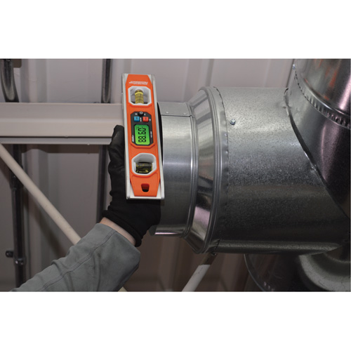 Niveau Torpedo num&eacute;rique programmable, 10" lo, 2 fioles, Magn&eacute;tique Par Equipment