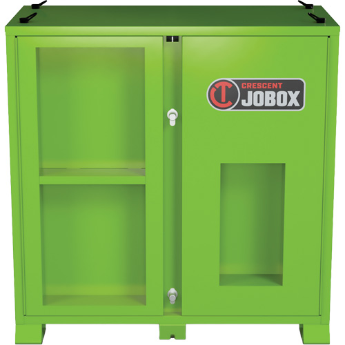 Onsite PPE Storage Cabinet, Steel, High-Visibility Lime Green Par Equipment