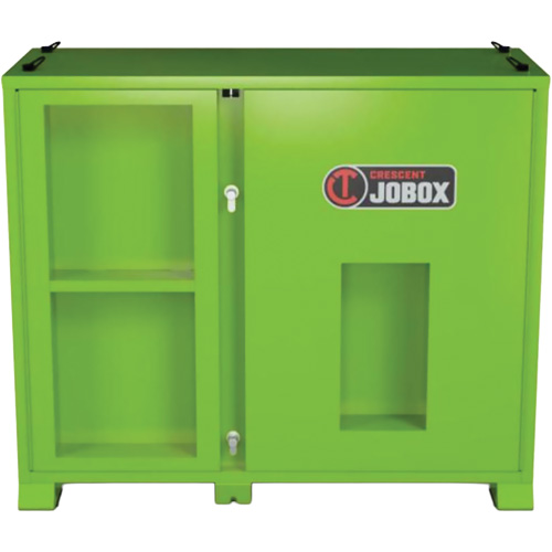 Armoire de rangement d'&eacute;PI sur place, Acier, Vert lime haute visibilit&eacute; Par Equipment