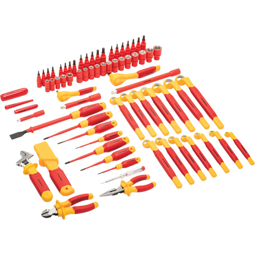 VDE Insulated Tool Set, 1000 V, 72 Pcs Par Equipment