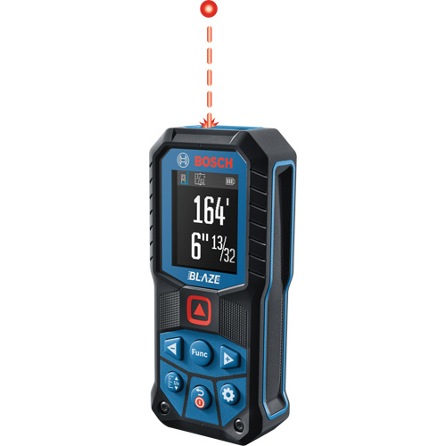 BLAZE Red Beam Laser Measure, 0' - 165' (0 m - 50.2 m) Range, Digital (Electronic) Par Equipment