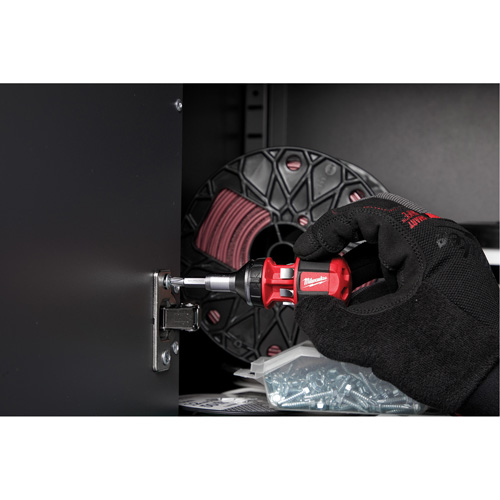8-in-1 Compact Ratcheting 1/4" Drive Multi-Bit Driver, Cushion Grip Handle Par Equipment