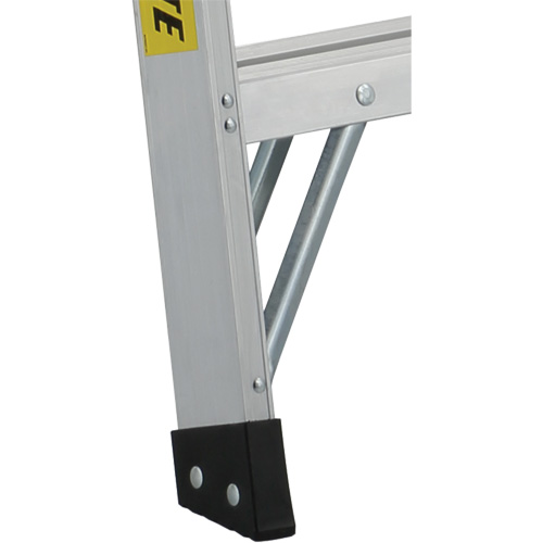 3400 Series Industrial Extra Heavy-Duty Step Ladder, 4', Aluminum, 300 lbs. Capacity, Type 1A Par Equipment