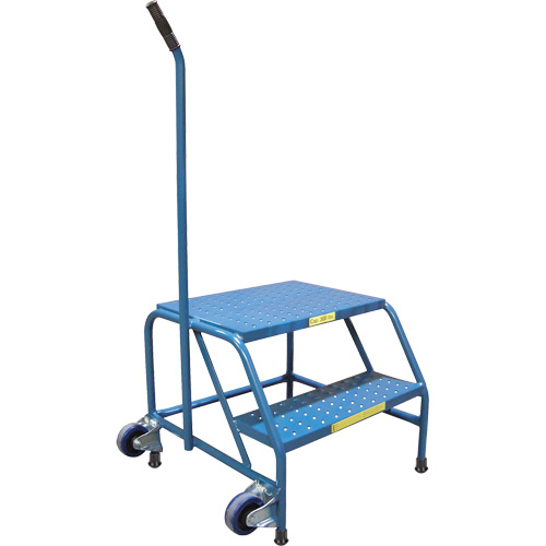 Tilt-N-Roll Step Stands, 2 Step(s), 24" L x 29" W x 19" H, 300 lbs. Capacity Par Equipment