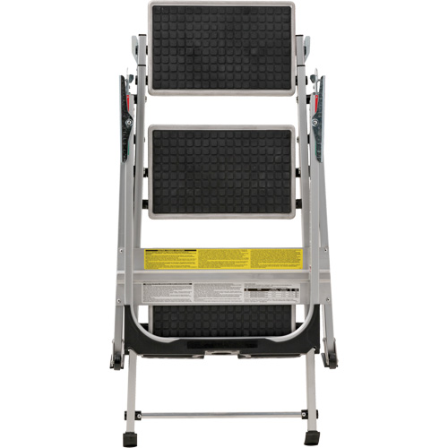 Tilt & Roll Step Stool Ladder, 3 Steps, 34" x 22" x 50.75" High Par Equipment
