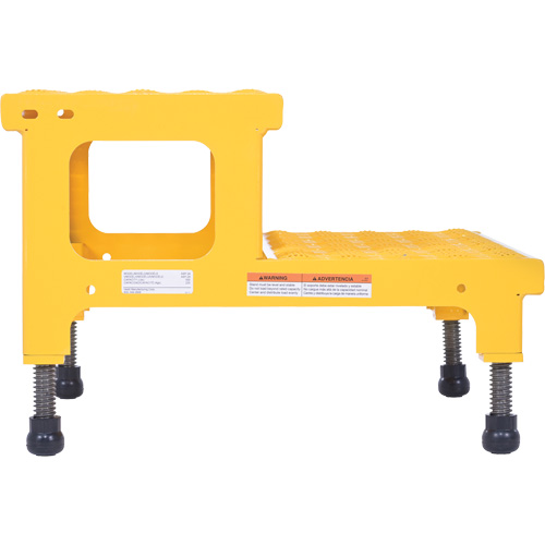 Plate-forme ajustable Step-Mate, 2 marche(s), 23-13/16" la x 22-7/8" lo x 15-1/4" h, Capacit&eacute; 500 lb Par Equipment