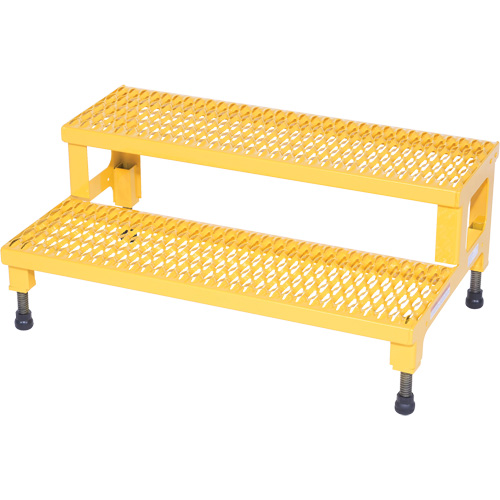 Adjustable Step-Mate Stand, 2 Step(s), 36-3/16" W x 22-7/8" L x 15-1/4" H, 500 lbs. Capacity Par Equipment