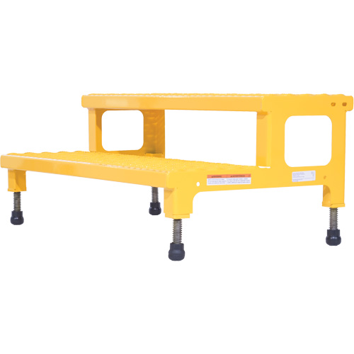 Adjustable Step-Mate Stand, 2 Step(s), 36-3/16" W x 22-7/8" L x 15-1/4" H, 500 lbs. Capacity Par Equipment