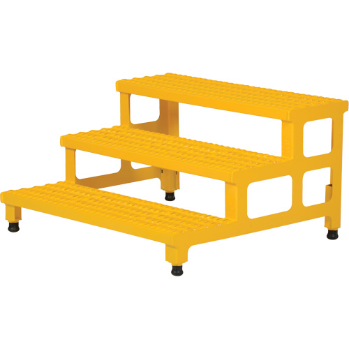 Plate-forme ajustable Step-Mate, 3 marche(s), 36-3/16" la x 33-7/8" lo x 22-1/4" h, Capacit&eacute; 500 lb Par Equipment