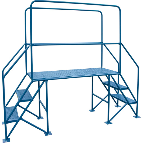 Crossover Ladder, 35-1/2" Overall Span, 31-1/2" H x 22" D, 22" Step Width Par Equipment