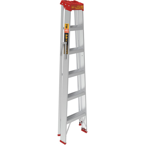 Step Ladder, 6', Aluminum, 200 lbs. Capacity, Type 3 Par Equipment