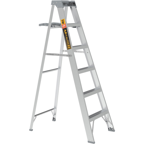Step Ladder with Paint Tray, 6', Aluminum, 225 lbs. Capacity, Type 2 Par Equipment