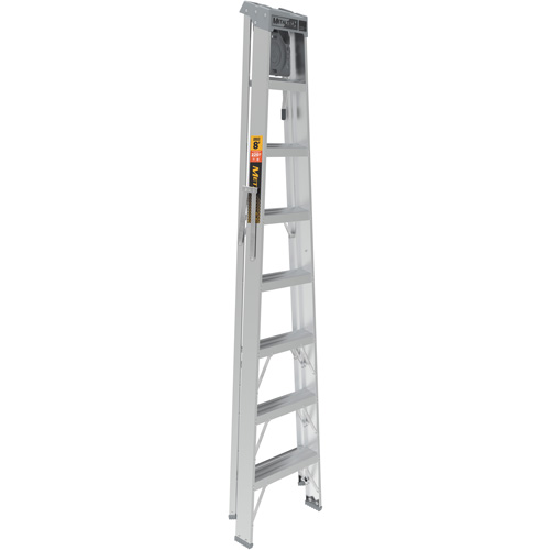 Step Ladder with Paint Tray, 8', Aluminum, 225 lbs. Capacity, Type 2 Par Equipment