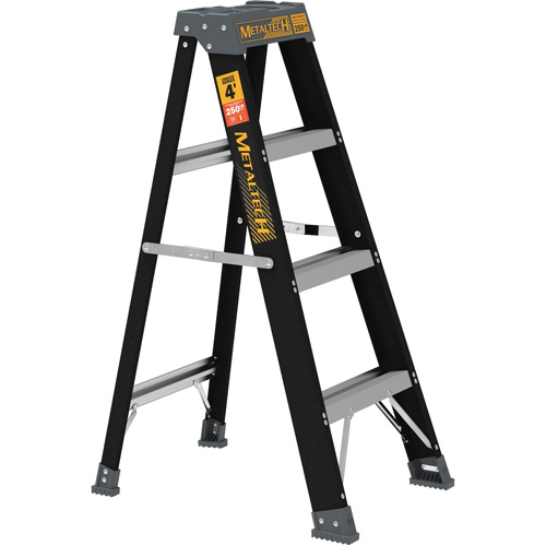 Step Ladder, 4', Fibreglass, 250 lbs. Capacity, Type 1 Par Equipment