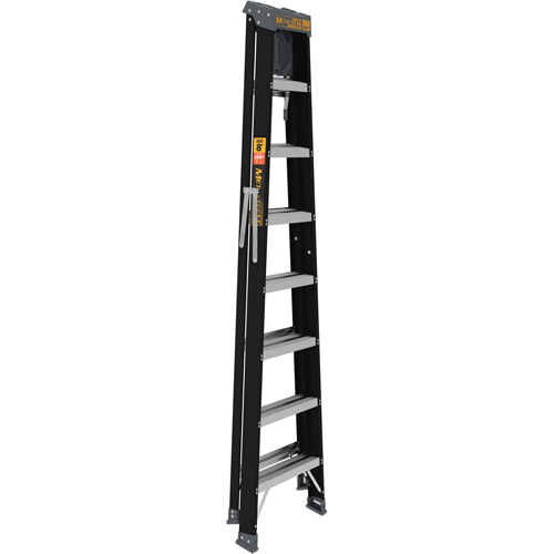 Step Ladder with Paint Tray, 8', Fibreglass, 250 lbs. Capacity, Type 1 Par Equipment