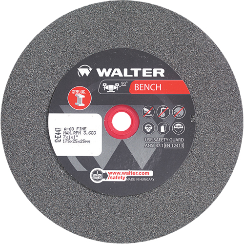 Bench Grinding Wheels, 7" x 1", 1" Arbor, 1 Par Equipment