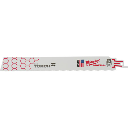 The Torch Sawzall&reg; Blade, Bi-Metal, 14 TPI, 9" L x 1" W Par Equipment