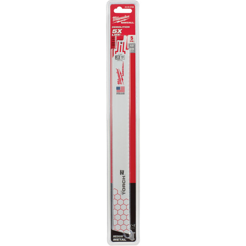 The Torch Sawzall&reg; Blade, Bi-Metal, 18 TPI, 12" L x 1" W Par Equipment