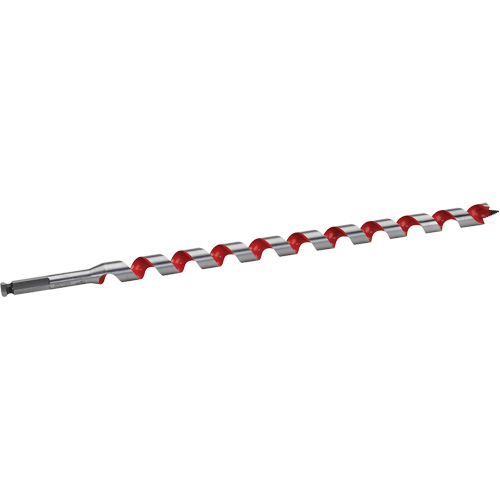Ship Auger Drill Bit, 13/16" Diameter, 15" Flute, 7/16" Hex Shank Par Equipment