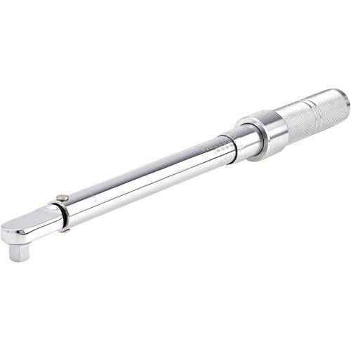 Fixed Head Micrometer Torque Wrench, Click, 3/8" Square Drive, 16-80 ft-lbs. Par Equipment