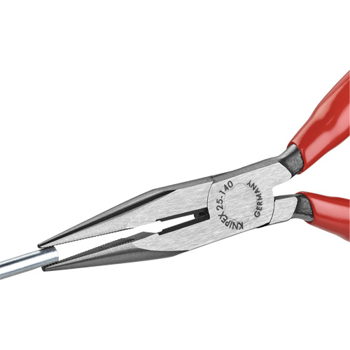 Long Nose Pliers with Cutter, 5-1/2" L Par Equipment